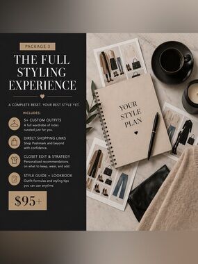 Full Personal Styling Experience | 5+ Outfits | Closet Edit + Outfit Plan